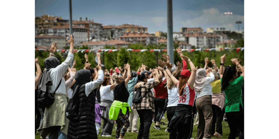 Başkentte kadınlar rekor için ter döktü: 500 kadınla Guinness’e doğru 11